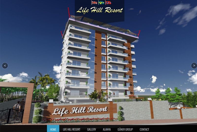 Alanya Web Tasarım - Life Hill Resort 