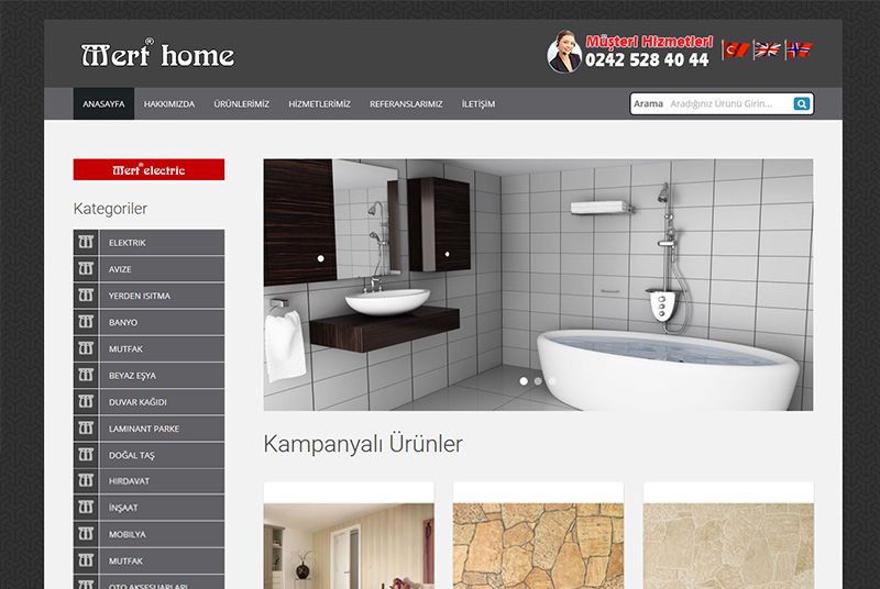 Alanya Web Tasarım - Mert Home 