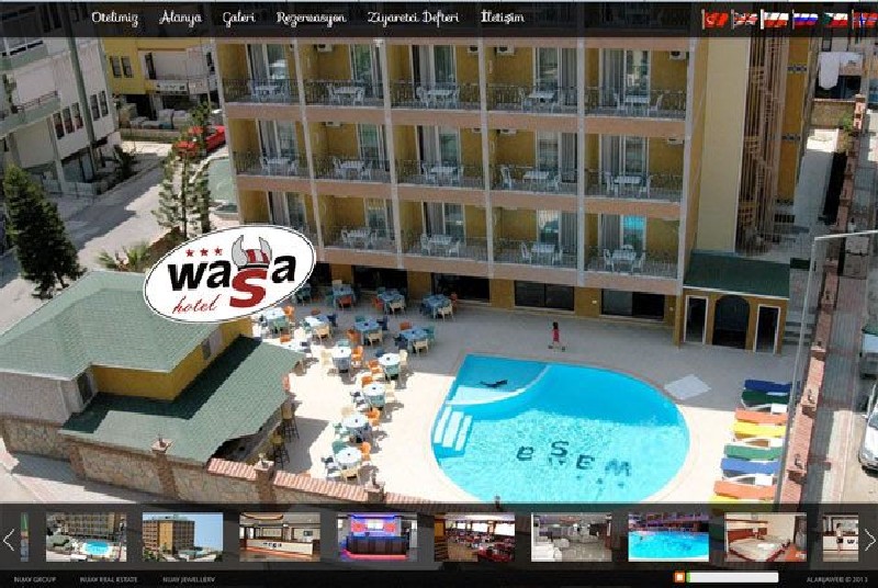 Alanya Web Tasarım - Wasa Hotel 