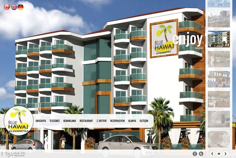 Alanya Web Tasarım - Alanya Blue Hawai Hotel 