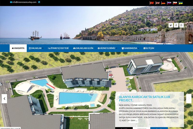 Alanya Web Tasarım - Inter Estate 