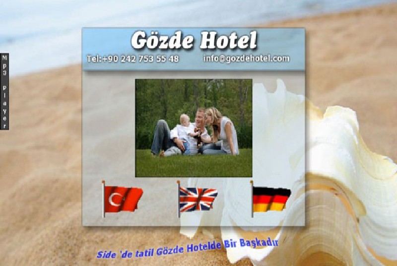 Alanya Web Tasarım - Gozde Hotel 