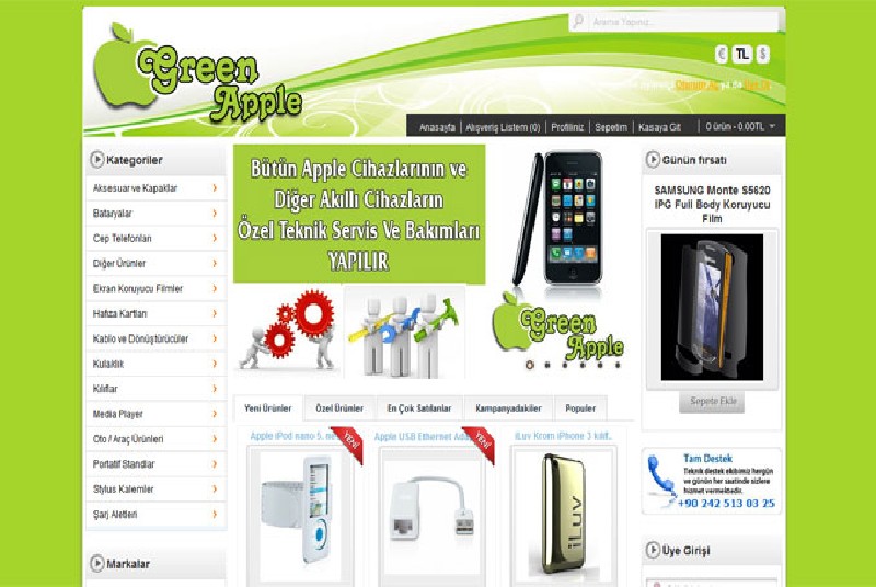 Alanya Web Tasarım - Green Apple Tech 