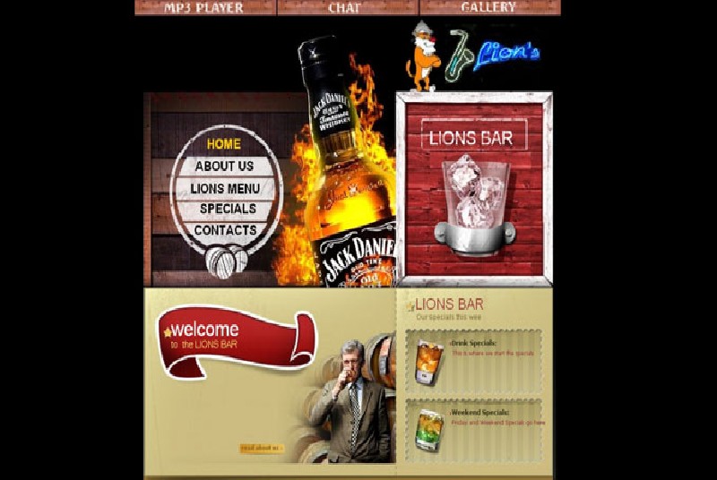 Alanya Web Tasarım - Lions Bar 